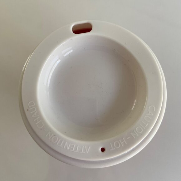 Starbucks Red Holiday Reusable Coffee Cup 16 Oz With White Lid - Picture 10 of 13